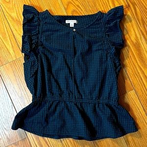 Free Assembly Women's Sleeveless Ruffle Top